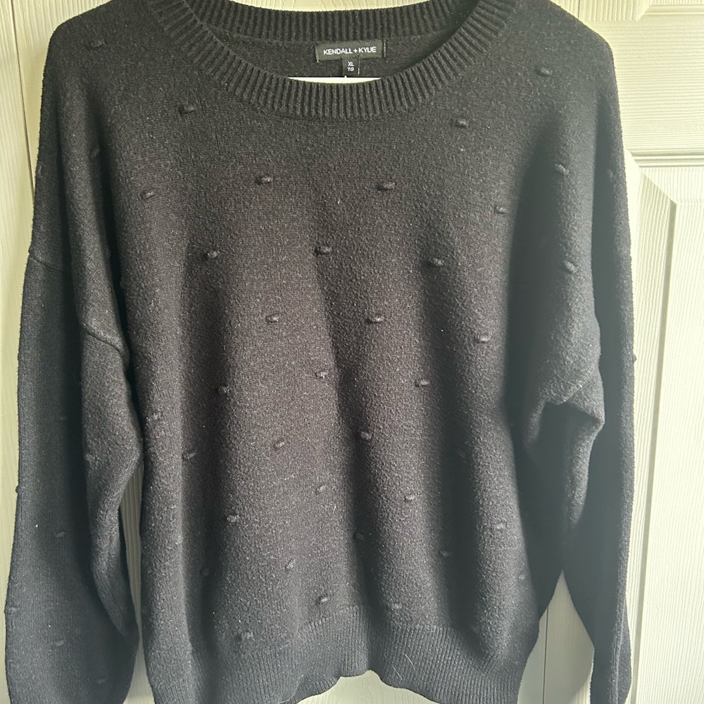 Scholl & Style Black Textured Sweater